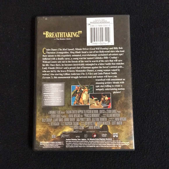 Princess Mononoke DVD - Picture 2 of 3